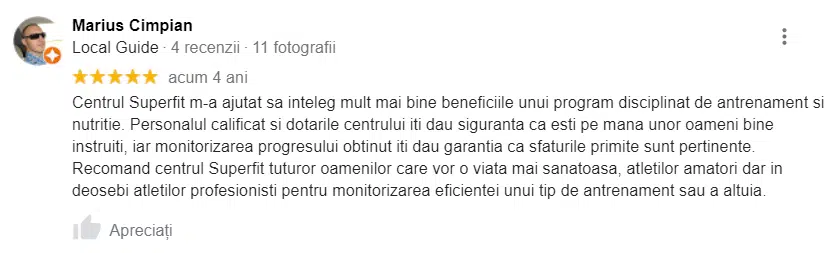 recenzie centrul superfit 7